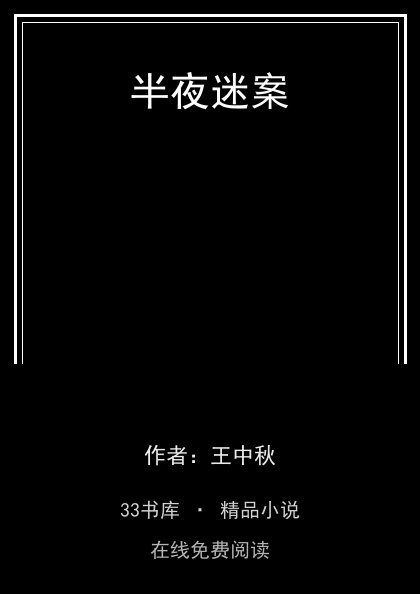 半夜迷案 封面