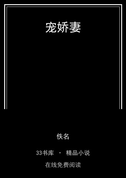 宠娇妻封面