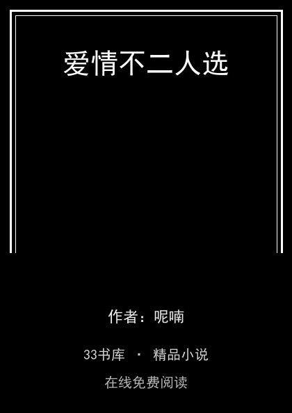 爱情不二人选封面