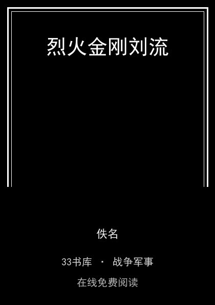 烈火金刚刘流封面