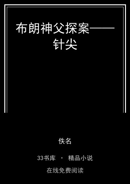 布朗神父探案——针尖 封面