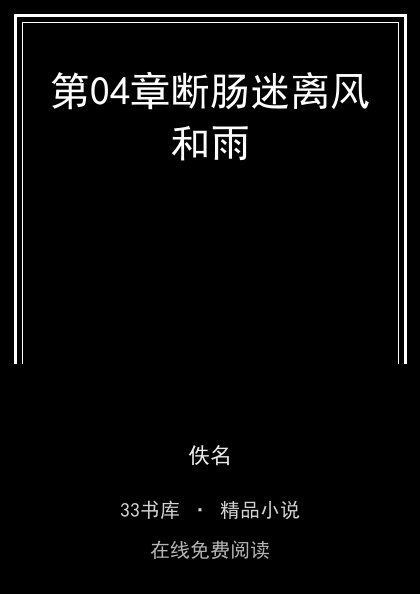 第04章断肠迷离风和雨封面