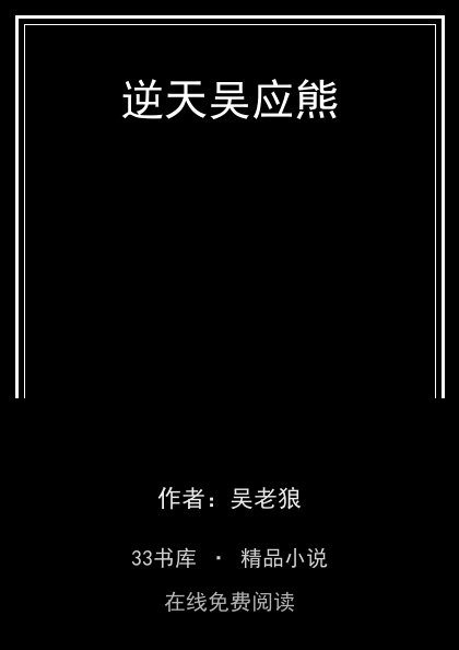 逆天吴应熊封面