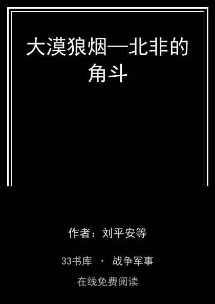 大漠狼烟—北非的角斗封面