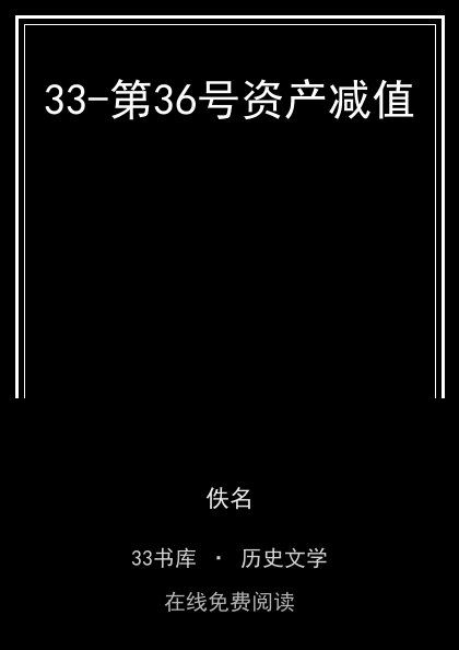 33-第36号资产减值封面
