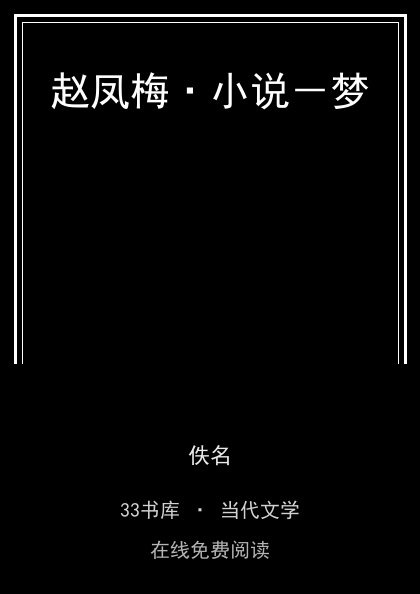 赵凤梅·小说－梦封面