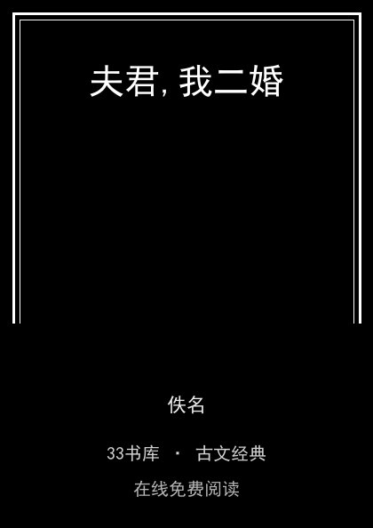 夫君,我二婚封面