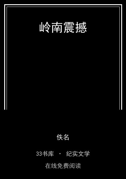 岭南震撼封面