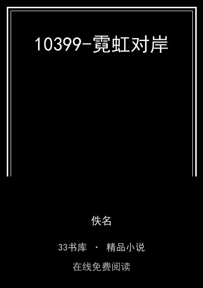 10399-霓虹对岸 封面