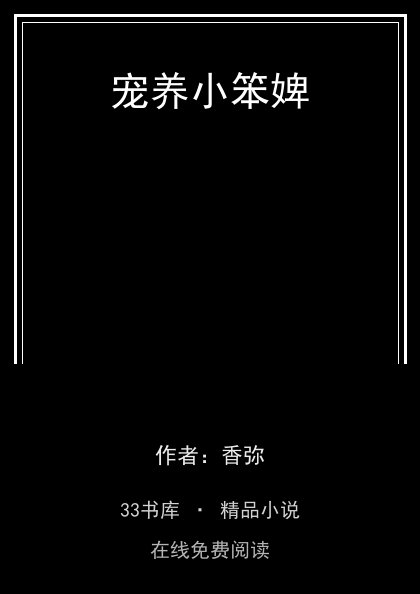 宠养小笨婢 封面