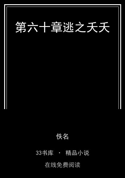 第六十章逃之夭夭封面