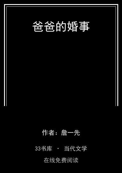 爸爸的婚事封面