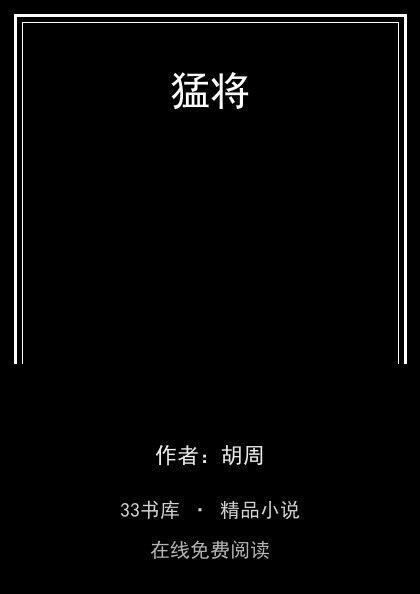 猛将 封面