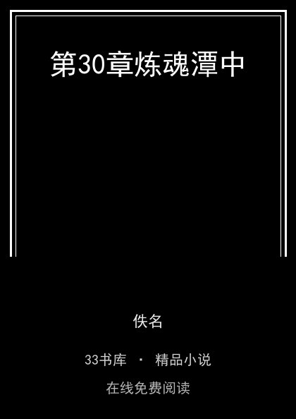 第30章炼魂潭中封面
