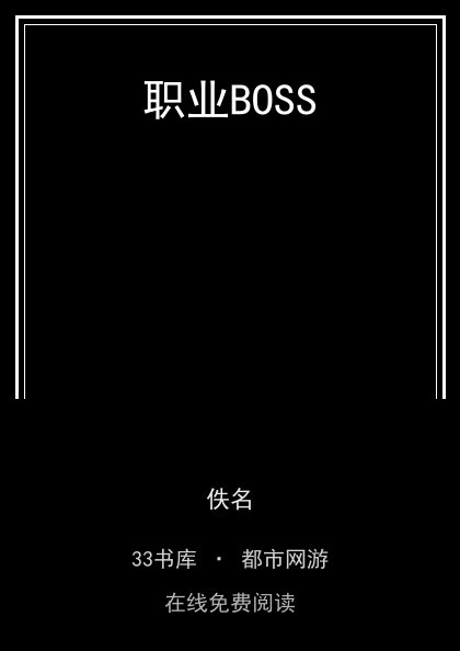 职业BOSS封面