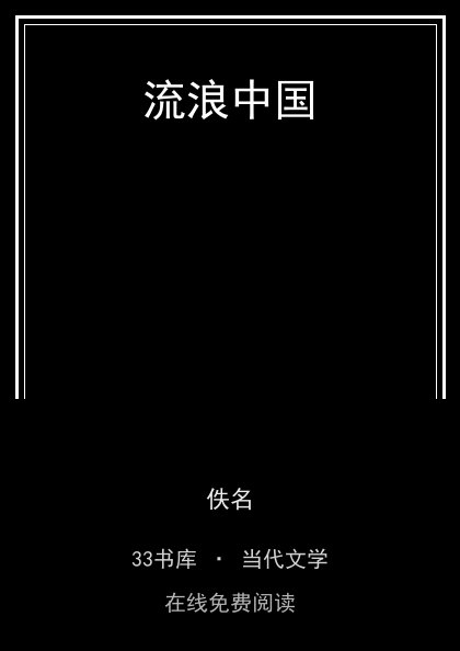 流浪中国封面