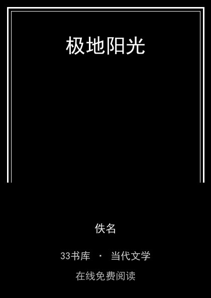 极地阳光封面