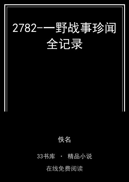 2782-一野战事珍闻全记录 封面