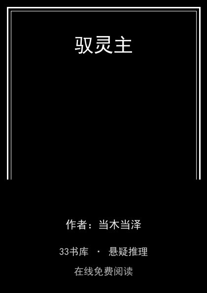 驭灵主 封面