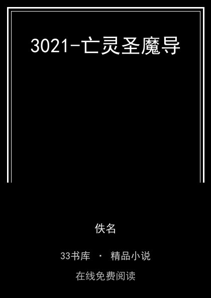 3021-亡灵圣魔导 封面