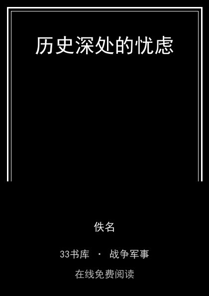 历史深处的忧虑封面