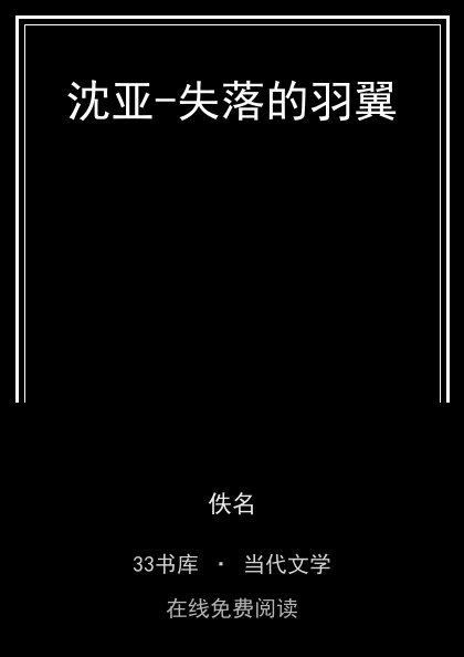 沈亚-失落的羽翼封面