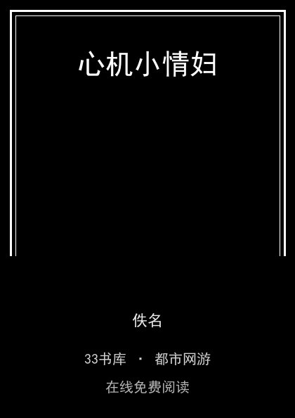 心机小情妇封面