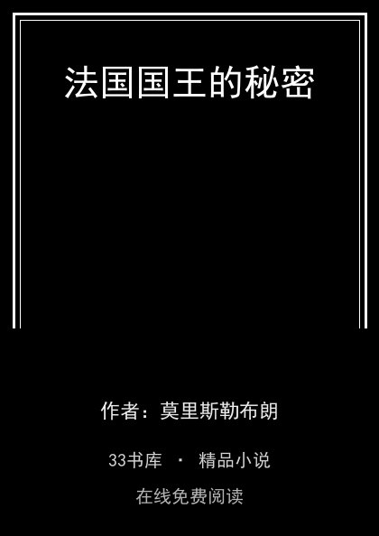 法国国王的秘密封面