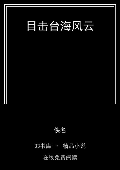 目击台海风云 封面