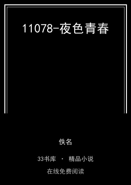 11078-夜色青春 封面