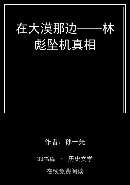 在大漠那边——林彪坠机真相 封面