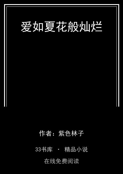 爱如夏花般灿烂封面
