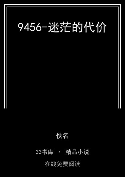 9456-迷茫的代价封面