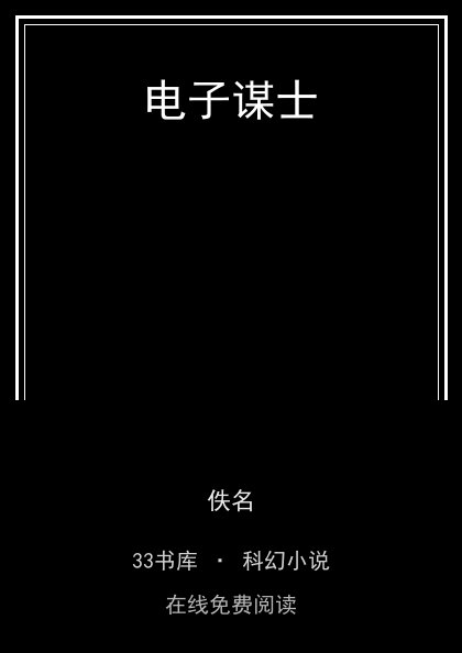 电子谋士封面