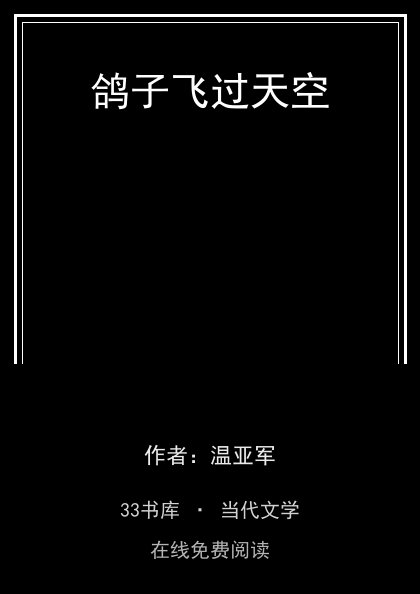 鸽子飞过天空封面