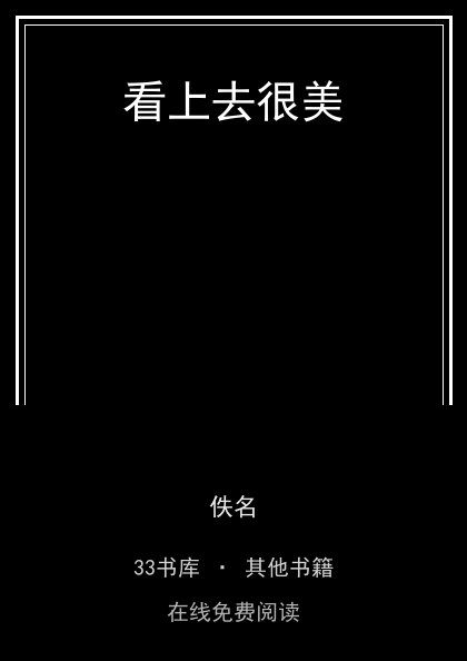 看上去很美封面