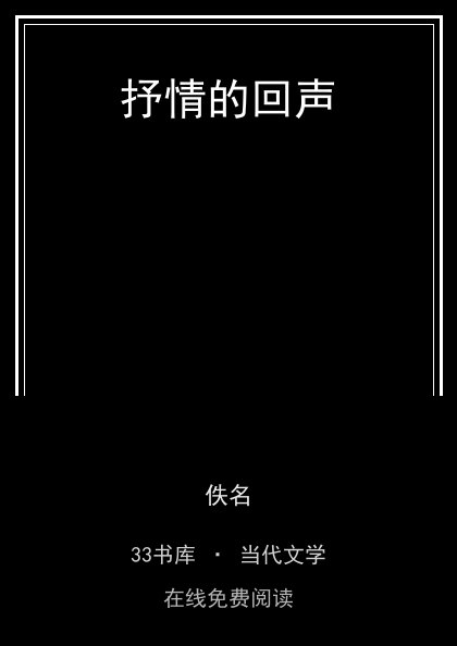 抒情的回声封面