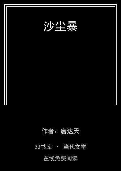 沙尘暴 封面