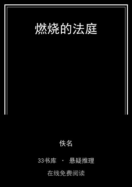 燃烧的法庭封面