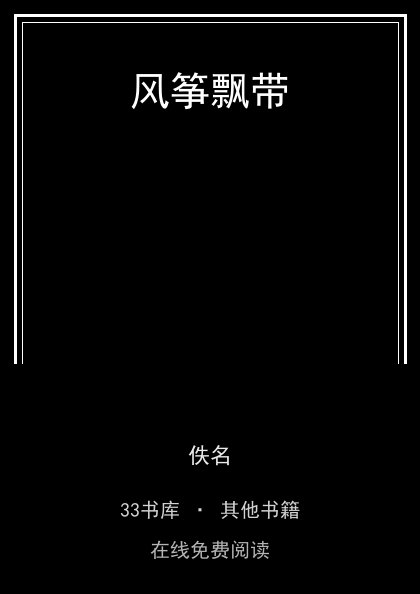 风筝飘带封面