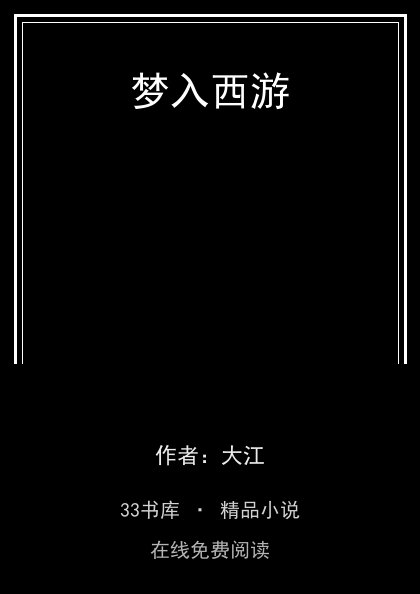 梦入西游 封面