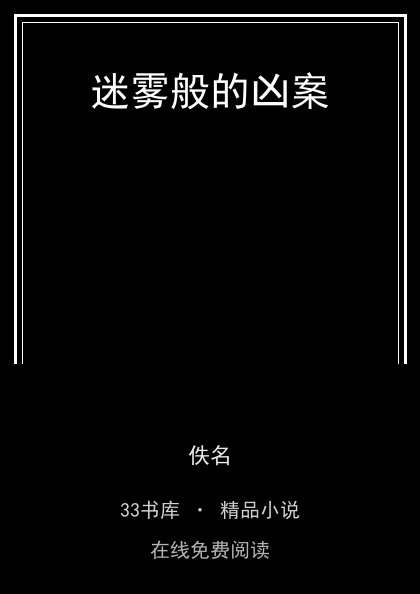 迷雾般的凶案 封面