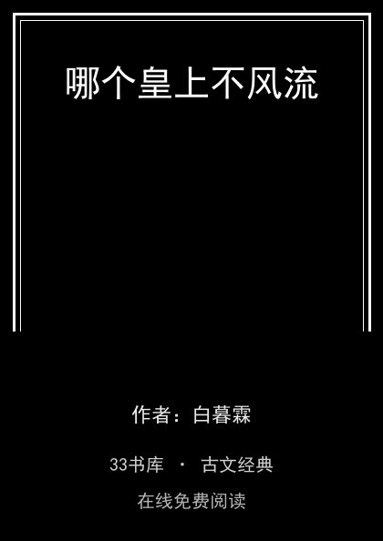 哪个皇上不风流封面