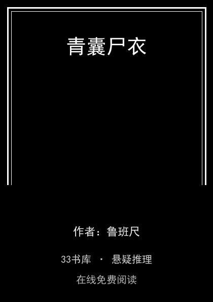青囊尸衣 封面