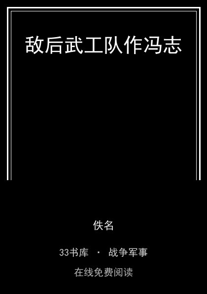 敌后武工队作冯志封面