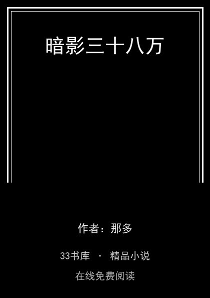 暗影三十八万封面