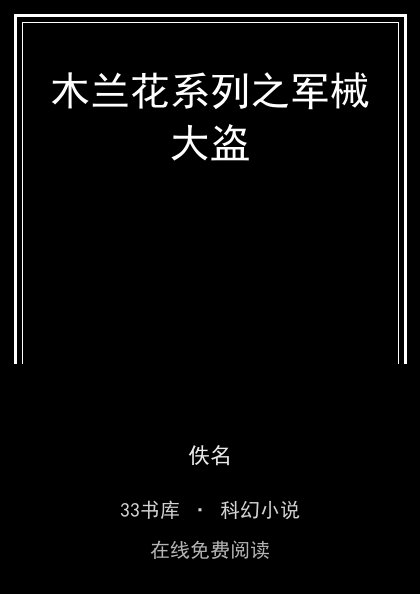 木兰花系列之军械大盗封面