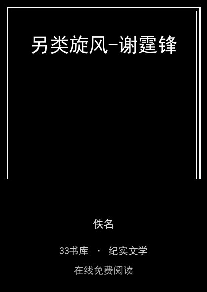 另类旋风-谢霆锋封面