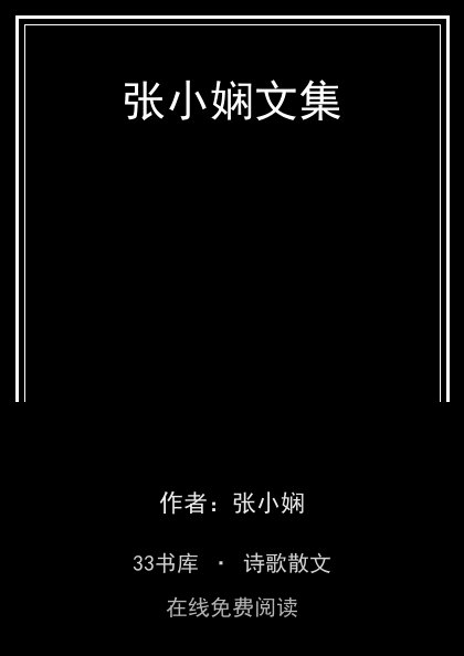 张小娴文集封面