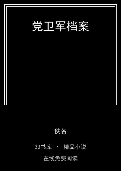 党卫军档案封面